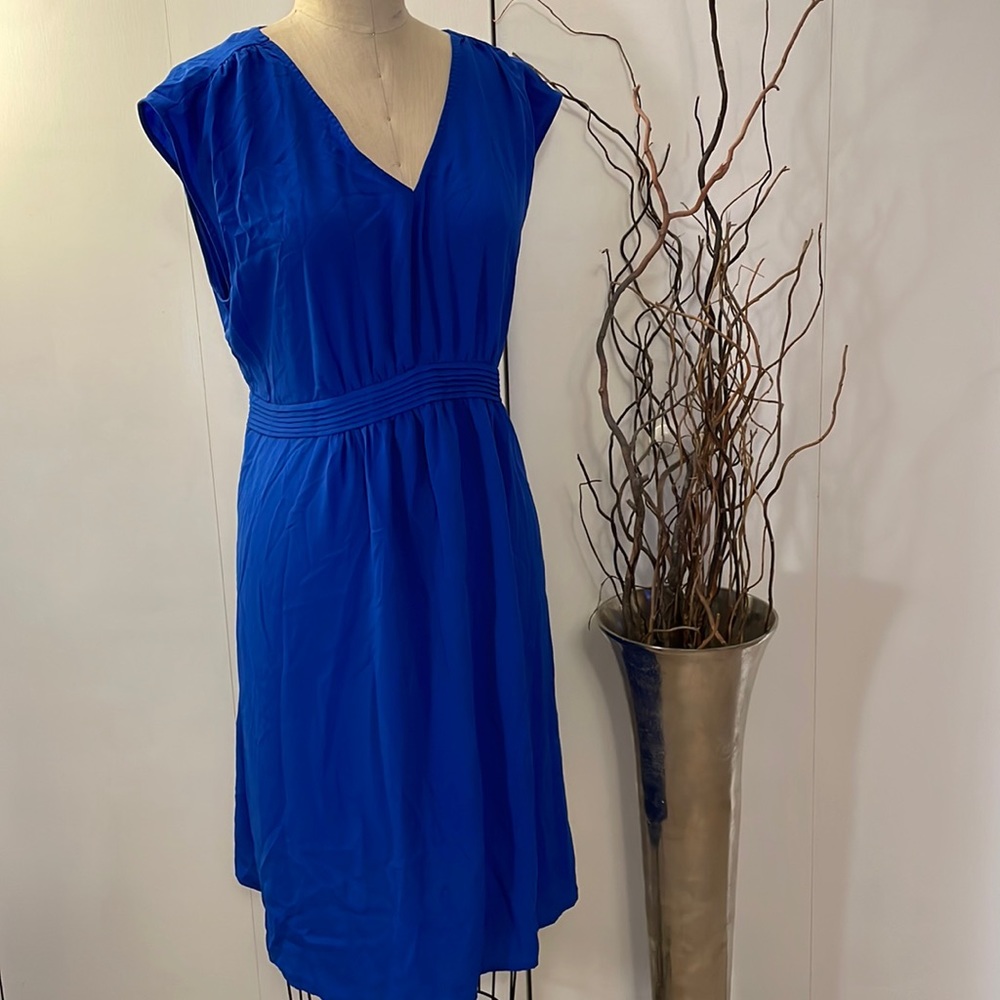 Motherhood Maternity sleeveless v-neck dress with back tie